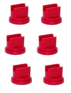 Pack of 6 - Greenleaf Spraymax Extended Range Red Spray Tip 110° SMP11004