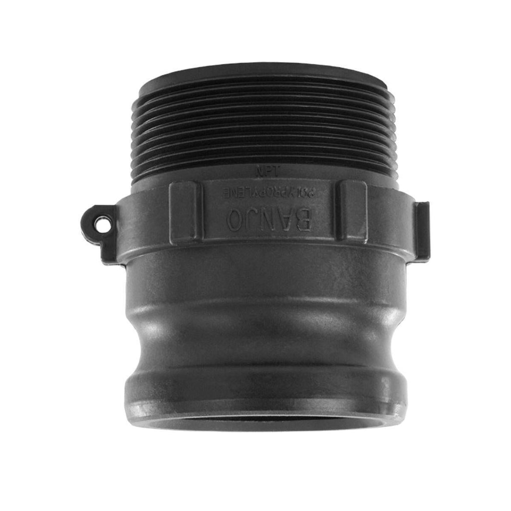 2 of 3" Banjo Poly Male Adapter - 3" Male NPT USA MADE 300F