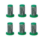 6 of Teejet Poly Check Valve Tip Strainer w/ SS 100 Mesh Screen Opens @ 10 PSI