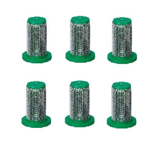 6 of Teejet Poly Check Valve Tip Strainer w/ SS 100 Mesh Screen Opens @ 10 PSI