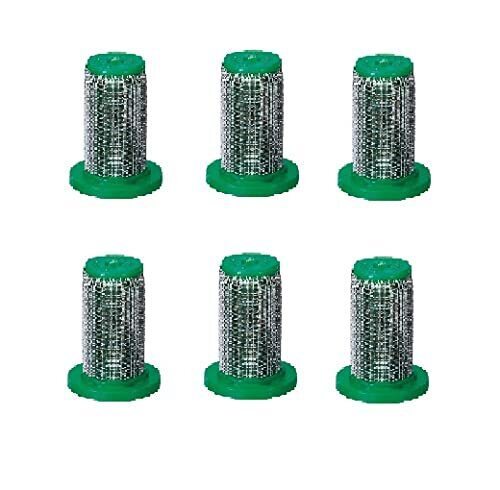 6 of Teejet Poly Check Valve Tip Strainer w/ SS 100 Mesh Screen Opens @ 10 PSI