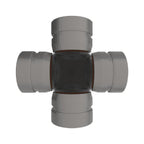 2 of Weasler Cross & Bearing E-Kit 1.063" Cap x 2.500" OAL w/Internal Snap Rings