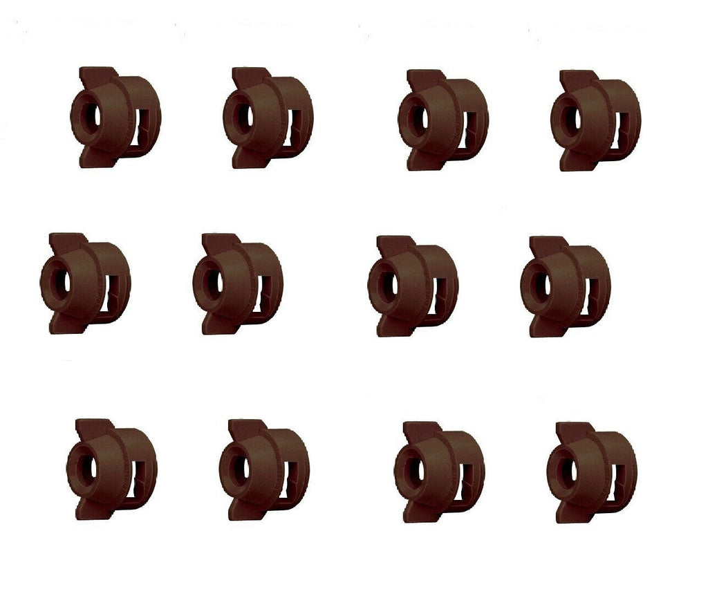 Pack of 12 - Quick TeeJet Brown Nylon Cap For TK-V & TF-V Style Spray Tip