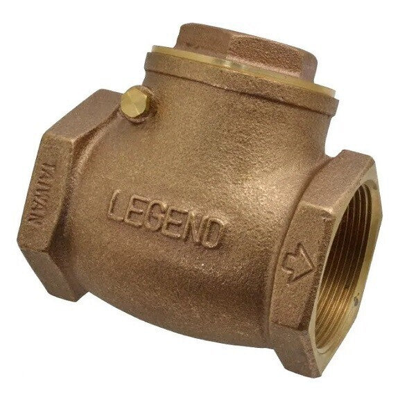 Legend 2" Female Thread Swing Check Valve Brass w/ 200 PSI 105108