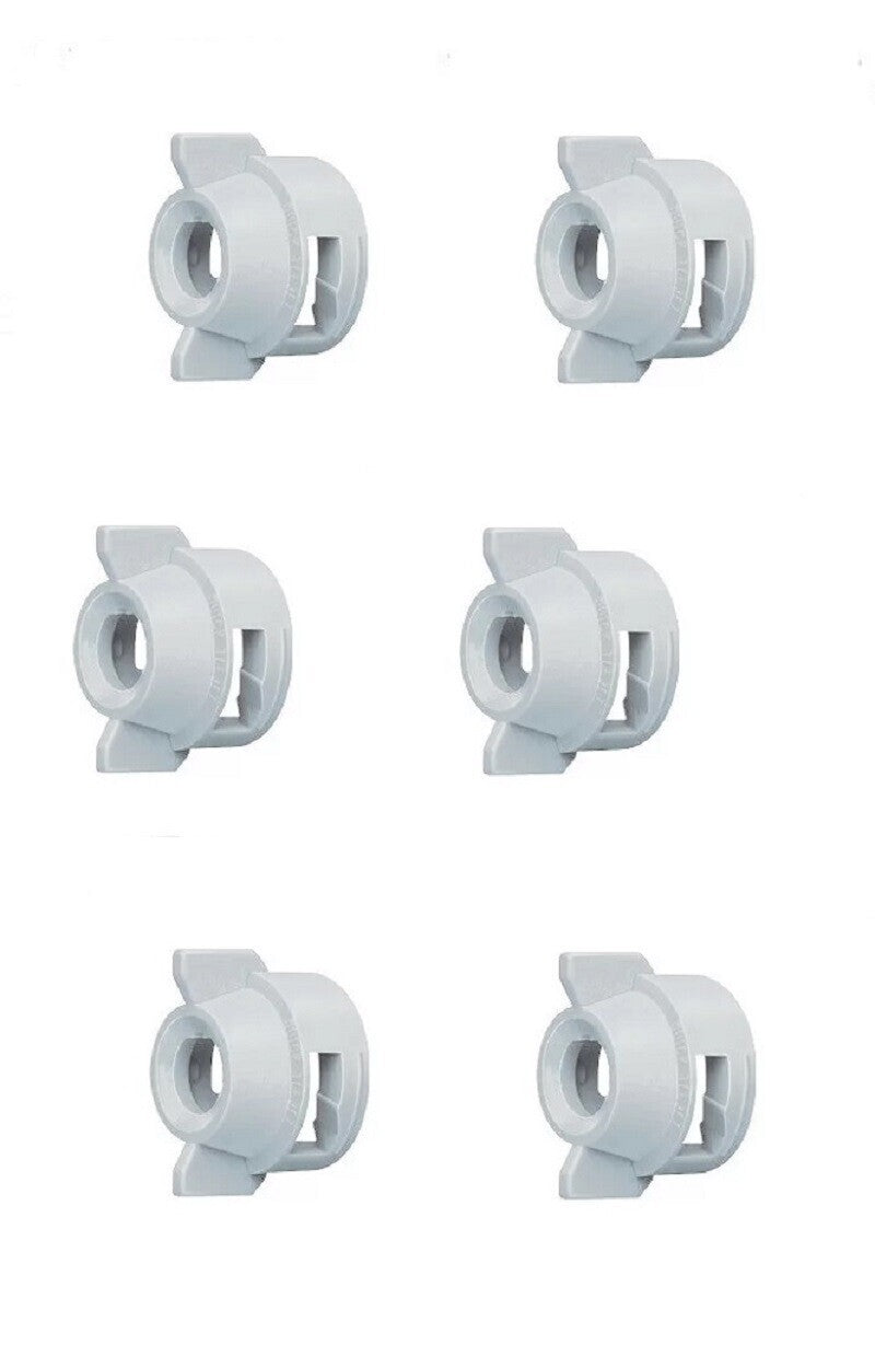Pack of 6 - Quick TeeJet White Nylon Cap For TK-V & TF-V Style Spray Tip