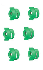 Pack of 6 - Quick TeeJet Green Nylon Cap For TK-V & TF-V Style Spray Tip