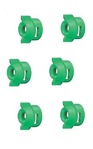 Pack of 6 - Quick TeeJet Green Nylon Cap For TK-V & TF-V Style Spray Tip