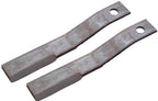 2 Replacement Bush Hog Rotary Cutter Blade 24.75" x 3.5" x 0.5" w/ 1.5" Hole CCW