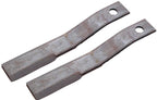 2 Replacement Bush Hog Rotary Cutter Blade 24.75" x 3.5" x 0.5" w/ 1.5" Hole CCW
