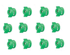 Pack of 12 - Quick TeeJet Green Nylon Cap For TK-V & TF-V Style Spray Tip