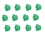 Pack of 12 - Quick TeeJet Green Nylon Cap For TK-V & TF-V Style Spray Tip