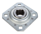 4 of Disc Harrow Bearing 1-1/8" Square Bore w/ 4 - 1/2" Bolt Holes & 4-3/4" OAL