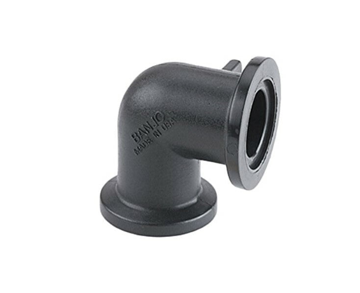 Banjo 1" x 1" Flanged Coupling 90° Adapter USA MADE M100CPG90