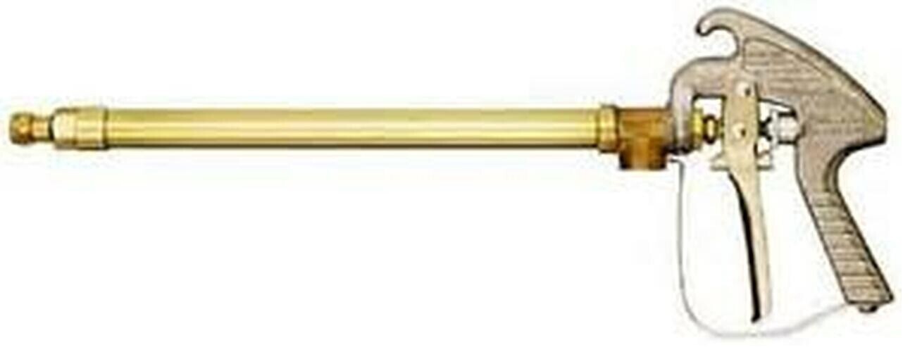 Brass Trigger Spray Gun 22" w/ D6 Tip 12" Barrel 800 Max PSI w/ 0.5" FPT Inlet
