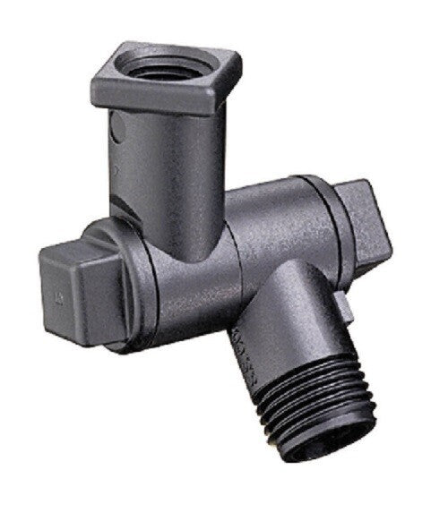 TeeJet 1/4" FPT Inlet x 11/16" Male Threads Outlet Single Swivel Body Assembly