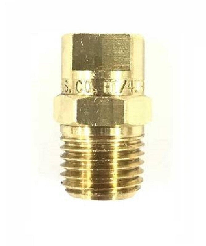 2 of TeeJet Veejet Brass 95° Spray Tip Nozzle 1/4" MNPT For Boomless Nozzles