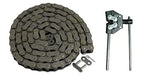 50 Roller Chain 50 Foot Roll 5/8" Pitch x 3/8" Width & Chain Breaker RC50-1R-50