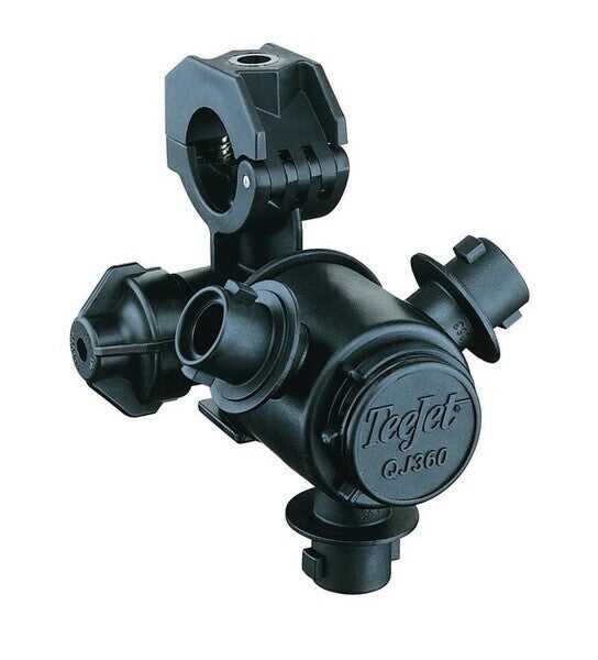 3 Outlet Quick Nozzle Body w/ Check Valve Fits 3/4" Pipe For Wet Booms