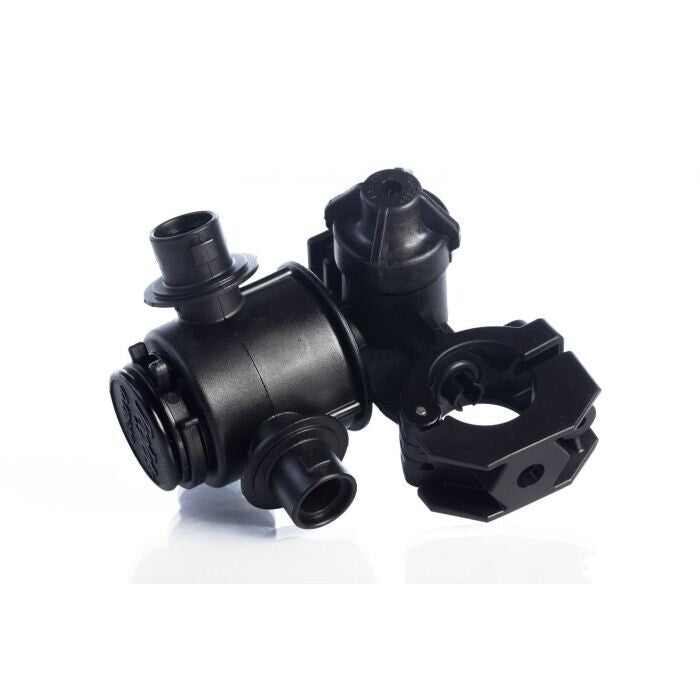 3 Outlet Quick Nozzle Body w/ Check Valve Fits 3/4" Pipe For Wet Booms