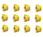 Pack of 12 - Quick TeeJet Yellow Nylon Cap For TK-V & TF-V Style Spray Tip