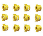 Pack of 12 - Quick TeeJet Yellow Nylon Cap For TK-V & TF-V Style Spray Tip