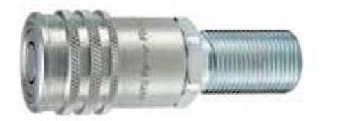 Parker FEM Series Coupler 1/2" Body x 7/8-14 UNF Port End x 4.04" Long