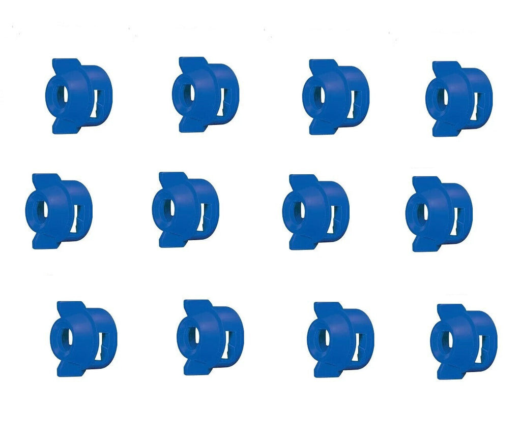 Pack of 12 - Quick TeeJet Blue Nylon Cap For TK-V & TF-V Style Spray Tip