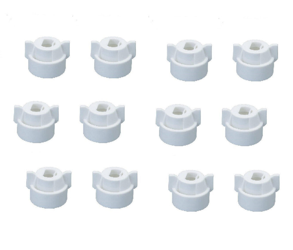 Pack of 12 - Quick TeeJet White Nylon Cap For TP, XR, DG, OC, Turbo & AIXR Tips