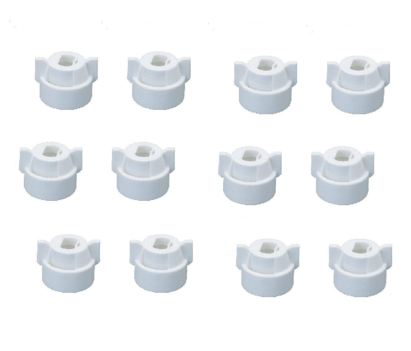 Pack of 12 - Quick TeeJet White Nylon Cap For TP, XR, DG, OC, Turbo & AIXR Tips