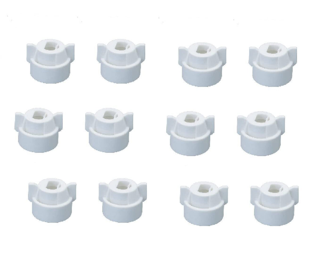 Pack of 12 - Quick TeeJet White Nylon Cap For TP, XR, DG, OC, Turbo & AIXR Tips