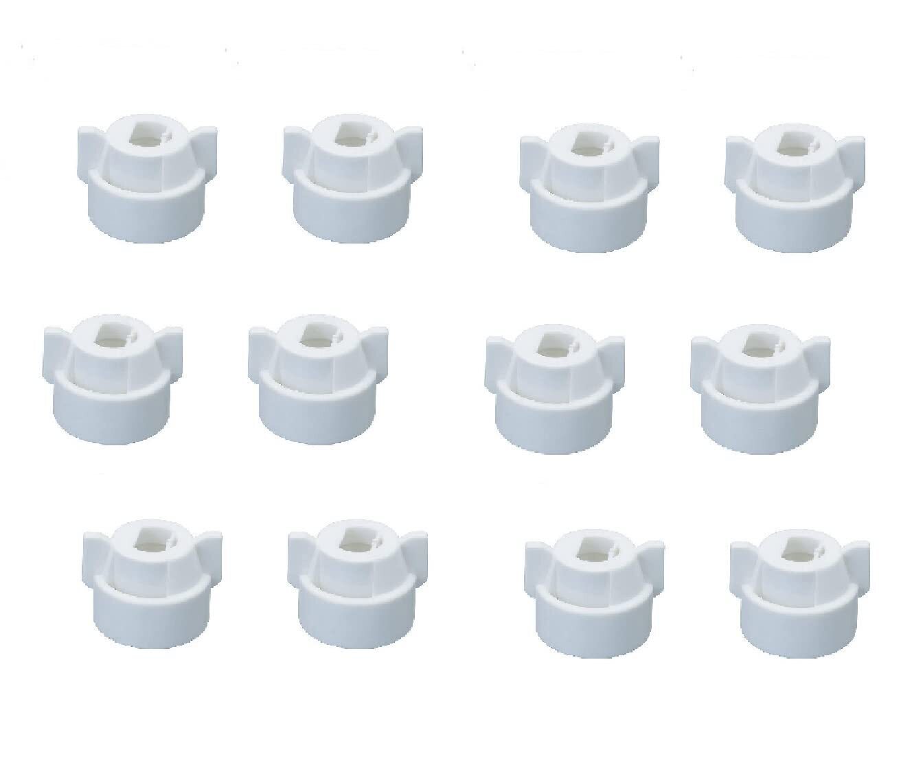 Pack of 12 - Quick TeeJet White Nylon Cap For TP, XR, DG, OC, Turbo & AIXR Tips