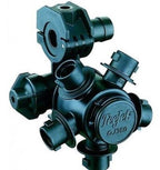 5 Outlet Quick Nozzle Body w/ Check Valve 3/4" ID Single Hose Shank For Dry Boom