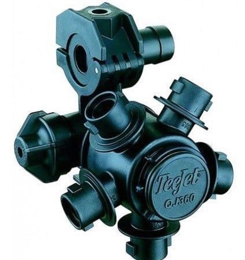 5 Outlet Quick Nozzle Body w/ Check Valve 3/4" ID Single Hose Shank For Dry Boom