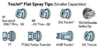 Pack of 6 - Quick TeeJet Yellow Nylon Cap For TP, XR, DG, OC, Turbo & AIXR Tips