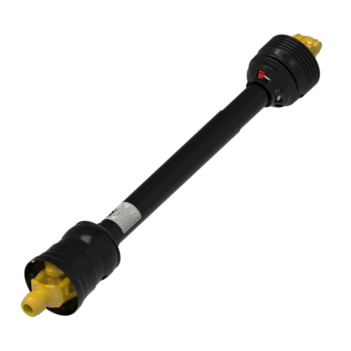 55" CV PTO Complete Driveline Shaft 1-3/8" 21 Spline x 1-3/4" 20 Spline w/ Clamp