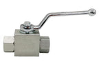 Banjo 1/2" FTP High Pressure Ball Valve 7,00 PSI Zinc Plated Steel Body BV1/2FF