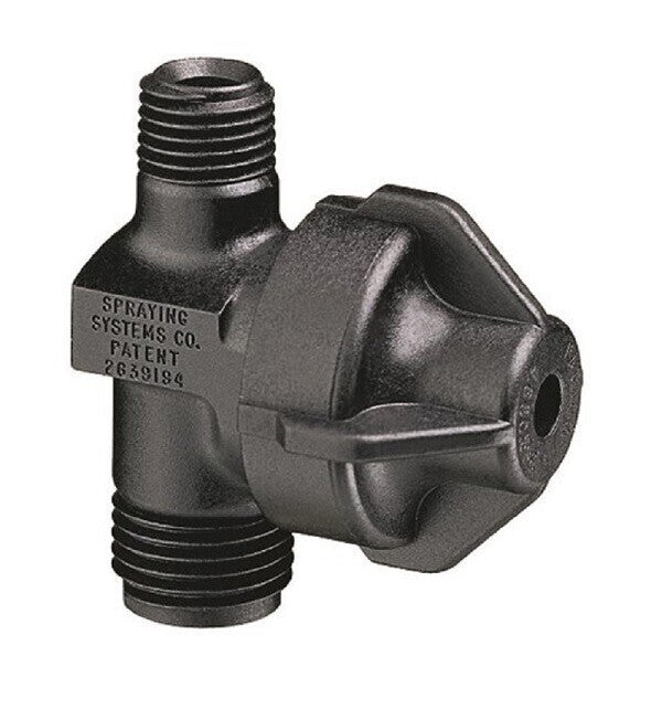 2 of Nylon Diaphragm Check Valve 1/4" MPT x 11/16" Cap Thread 8360-NYB