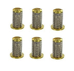 6 of Teejet Brass Check Valve Tip Strainer w/ SS 50 Mesh Screen Opens @ 5 PSI