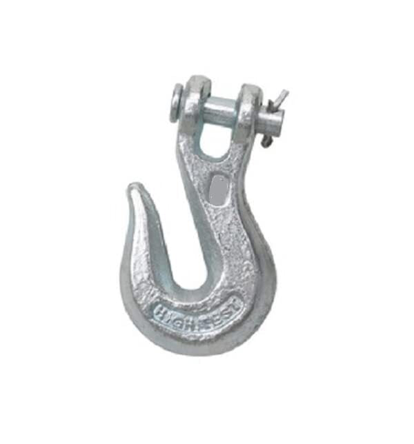 1/4" Clevis Chain Grab Hook Grade 43 w/ 2,600 LB Load Limit H7626-0411