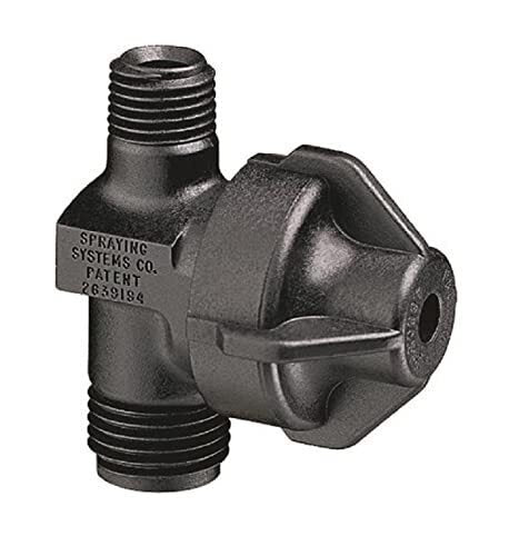 Nylon Diaphragm Check Valve 1/4" MPT x 11/16" Cap Thread 8360-NYB