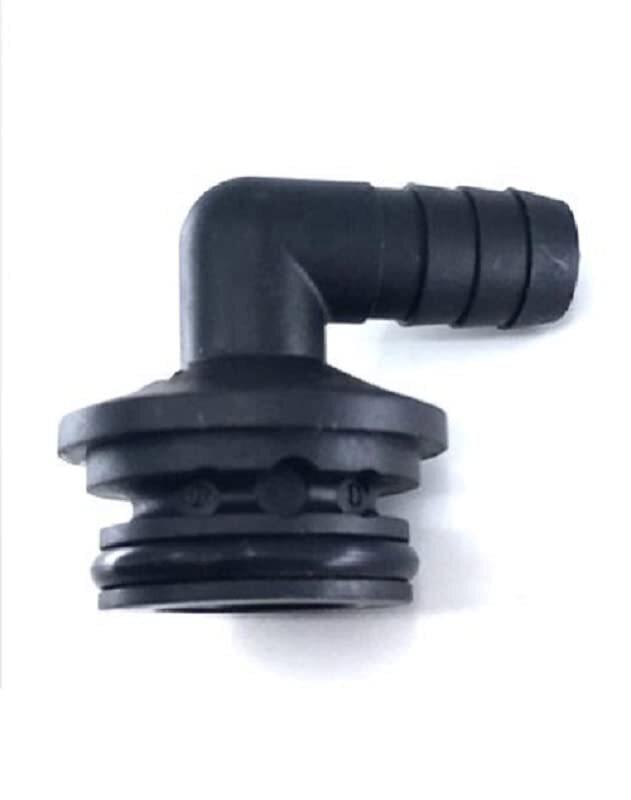 Pack of 6 - Wilger 1/2" at 90° Hose Shank w/ O'Ring & Male ORS 20512-00