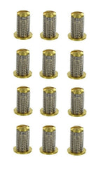 12 of Teejet Brass Check Valve Tip Strainer w/ SS 50 Mesh Screen Opens @ 5 PSI