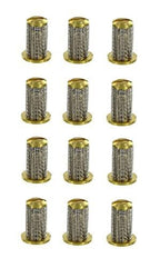 12 of Teejet Brass Check Valve Tip Strainer w/ SS 50 Mesh Screen Opens @ 5 PSI