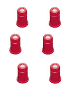 Pack of 6 - TeeJet ConeJet Hollow Cone Spray Tip 0.1 GPM @ 40 PSI Visiflo Red
