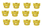 Pack of 12 - Quick TeeJet Yellow Nylon Cap For Flat, TP Standard & XR Style Tips