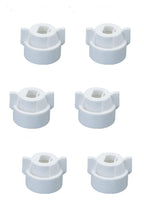 Pack of 6 - Quick TeeJet White Nylon Cap For TP, XR, DG, OC, Turbo & AIXR Tips