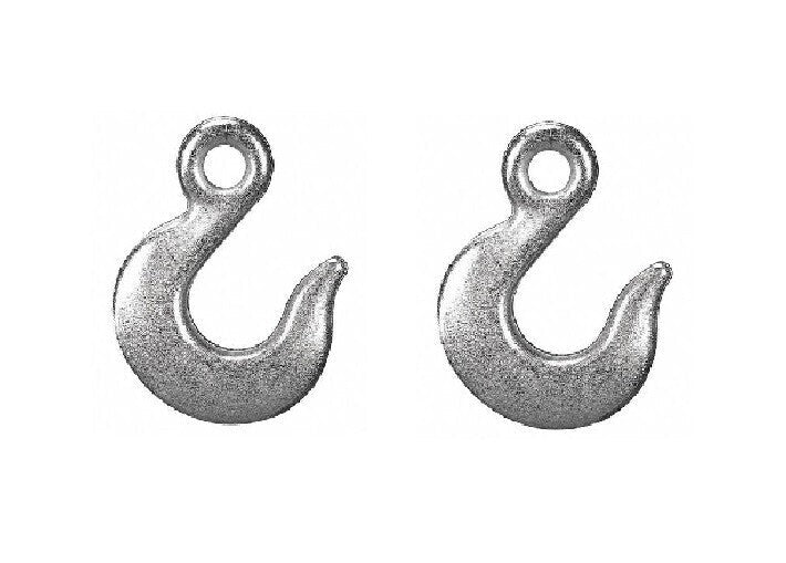 Pack of 2 - 3/8" Chain Slip Hook Grade 30 w/ 2,650 LB Load Limit 07409