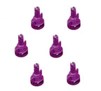 Pack of 6 - TeeJet Air Induction Flat Spray Tips Purple 110° Polymer Visiflo
