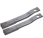 2 Replacement Hardee Rotary Cutter Blade 23" Long x 3" x 0.5" w/ 1.5" Hole CCW