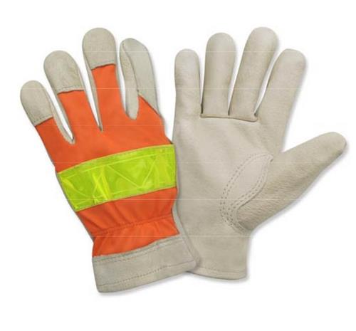 Pair of Majestic Reflective Cowhide Gloves 1950 Extra Large